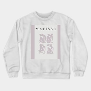 Matisse lavender cut outs design, contemporary art Crewneck Sweatshirt